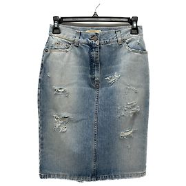 Gonne Michael Kors T.US 2 Cotone Blu