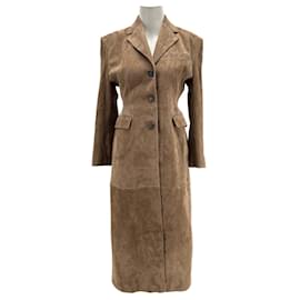 Magda Butrym-MAGDA BUTRYM  Coats T.FR 34 Leather-Brown