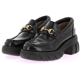 Gucci-GUCCI Ballerinas T.EU 37.5 Leder-Schwarz