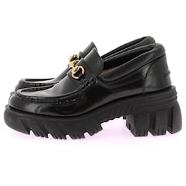 Gucci-GUCCI Ballerinas T.EU 37.5 Leder-Schwarz