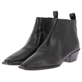 Aeyde-AEYDE Stiefeletten T.EU 38 Leder-Schwarz