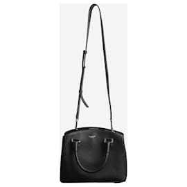 Autre Marque-Navy textured leather top-handle bag-Navy blue