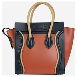 Céline-Multicolour Micro Luggage top handle bag-Multiple colors