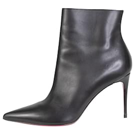 Christian Louboutin-Black pointed toe boots - size EU 38.5-Black