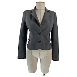 Red Valentino Grey Wool Blazer Grey