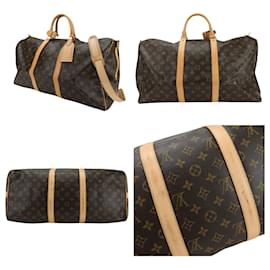 Louis Vuitton-Louis Vuitton Keepall Bandoulière 50-Marrone