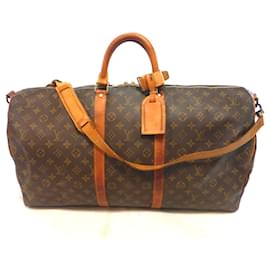 Louis Vuitton-Keepall 55 Bandoulière Monogram - VI8910-Braun