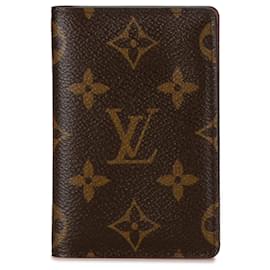 Louis Vuitton-Porte-cartes monogramme marron Louis Vuitton-Marron