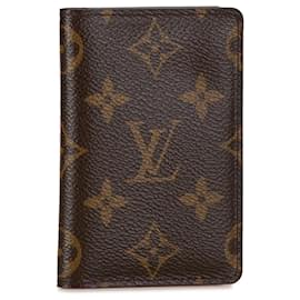 Louis Vuitton-Porte-cartes monogramme marron Louis Vuitton-Marron