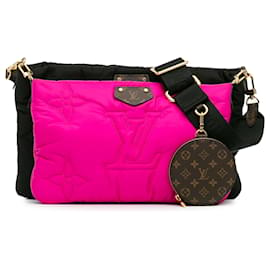 Louis Vuitton-Louis Vuitton Pink Monogram Pillow Maxi Multi Pochette Accessoires-Rose