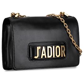 Dior-Dior Black Medium J'Adior Chain Flap-Black