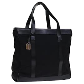 Gucci-Bolso Tote GUCCI Nylon Negro 002 3754 0404 Autenticación 73899-Negro