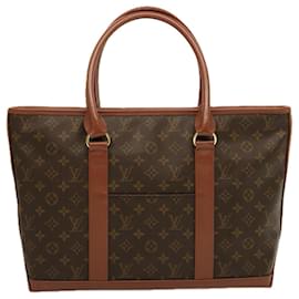 Louis Vuitton-LOUIS VUITTON Monogram Sac Weekend PM Tote Bag Vintage M42425 LV Auth 73806-Monogramme