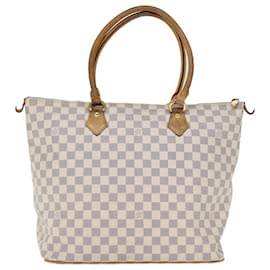 Louis Vuitton-Bolso tote LOUIS VUITTON Damier Azur Saleya GM N51184 Autenticación LV 73564-Otro