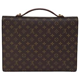 Louis Vuitton-LOUIS VUITTON Monogram Porte Documents Bandouliere Bag M53338 LV Auth yk12156-Monogramme