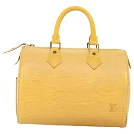 Louis Vuitton-Bolsa de mão LOUIS VUITTON Epi Speedy 25 Tassili Amarelo M43019 Autenticação de LV 74245-Outro