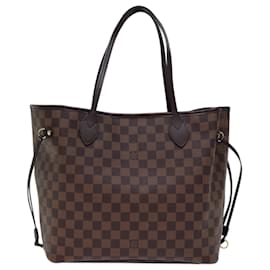 Louis Vuitton-Bolso tote LOUIS VUITTON Damier Ebene Neverfull MM N51105 LV Auth am6117A-Otro