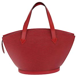 Louis Vuitton-Bolsa de ombro LOUIS VUITTON Epi Saint Jacques vermelha M52277 Autenticação de LV ki4425-Vermelho
