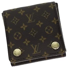 Louis Vuitton-LOUIS VUITTON Monogram Jewelry Case Boîte à bijoux LV Auth am6202-Monogramme