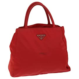 Prada-PRADA Borsa A Mano Nylon Rossa Auth ar11857-Rosso