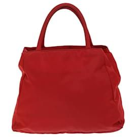 Prada-PRADA Hand Bag Nylon Red Auth ar11857-Red