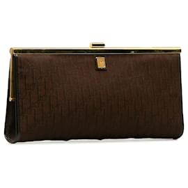 Dior-DIOR Clutch bagsCloth-Brown