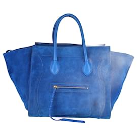 Céline-Cabas à bagages Phantom moyen bleu Celine-Bleu