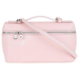 Borsa Loro Piana Pink Lizard Extra Pocket L19 Rosa