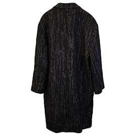 Acne-Pardessus à simple boutonnage Acne Studios en laine noire-Noir