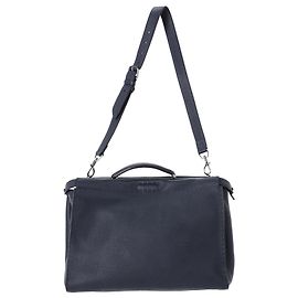 Fendi Peekaboo grande in pelle Blu Navy Blu Blu navy