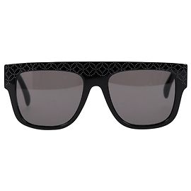 Alaïa Aa0010s Square-Framed Sunglasses in Black Acetate Black