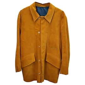 Acne-Giacca Lhamar di Acne Studios in pelle scamosciata marrone-Marrone