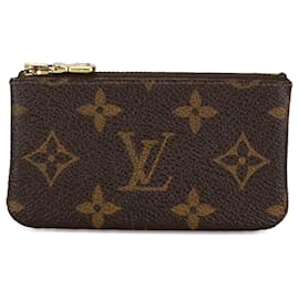 Louis Vuitton-Louis Vuitton Brown Monogram Pochette Cles-Brown