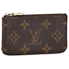 Louis Vuitton-Louis Vuitton Brown Monogram Pochette Cles-Brown