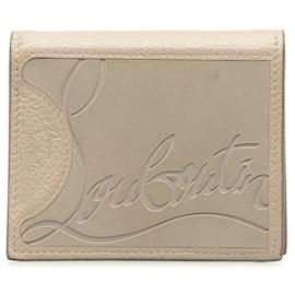 Christian Louboutin-Christian Louboutin Leather Bifold Compact Wallet Leather Short Wallet in Good condition-Other