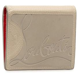 Christian Louboutin-Christian Louboutin Leather Bifold Compact Wallet Leather Short Wallet in Good condition-Other