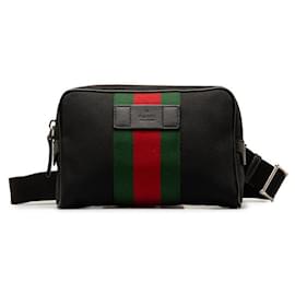 Gucci-Borsa da cintura Gucci Techno Web Borsa da cintura in tela 630919 in condizioni eccellenti-Altro