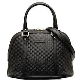Gucci-Gucci Microguccissima Dome Top Handle Bag Sac à bandoulière en cuir 449654.0 en excellent état-Autre