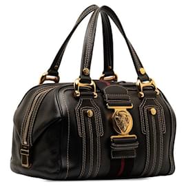 Gucci-Gucci Leather Hysteria Boston Bag Sac de voyage en cuir 186235 en bon état-Autre