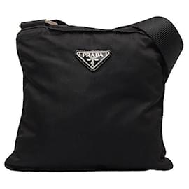 Prada-Prada Tessuto Crossbody Bag Canvas Crossbody Bag in Good condition-Other
