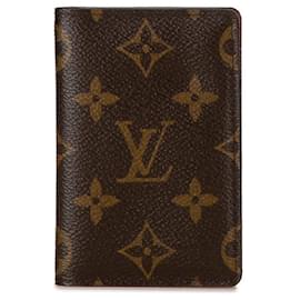 Louis Vuitton-Louis Vuitton Organizer De Poche Canvas Card Case M60502 en excellent état-Autre