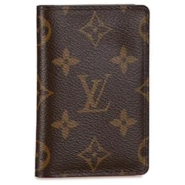 Louis Vuitton-Louis Vuitton Organizer De Poche Canvas Card Case M60502 en excellent état-Autre