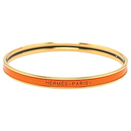 Hermès-Brazalete de esmalte extra estrecho Hermes Calèche Brazalete de esmalte en excelentes condiciones-Otro