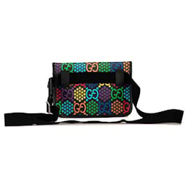 Gucci-Gucci GG Psychedelic Belt Bag Sac ceinture en toile 598113 en excellent état-Autre