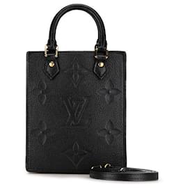 Louis Vuitton-Bolso tote de cuero Louis Vuitton Petite Sac Plat M81417 en buen estado-Otro