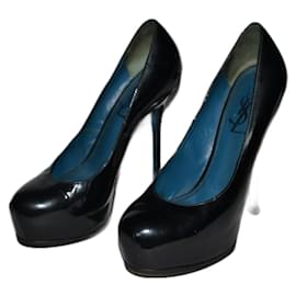 Escarpins Yves Saint Laurent Tribe Too Noir Vernis Noir