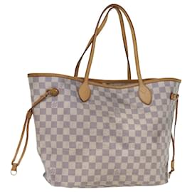 Louis Vuitton-Bolso tote LOUIS VUITTON Damier Azur Neverfull MM N41605 LV Auth am6086-Otro