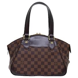 Louis Vuitton-LOUIS VUITTON Damier Ebene Verona PM Handtasche N41117 LV Auth fm3386-Andere