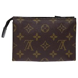 Louis Vuitton-LOUIS VUITTON Monogram Poche Toilette 15 Pouch Vintage M47546 LV Auth th4853-Monogram