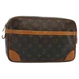 Louis Vuitton-LOUIS VUITTON Pochette Monogramme Compiègne 28 M51845 Auth LV 73470-Monogramme